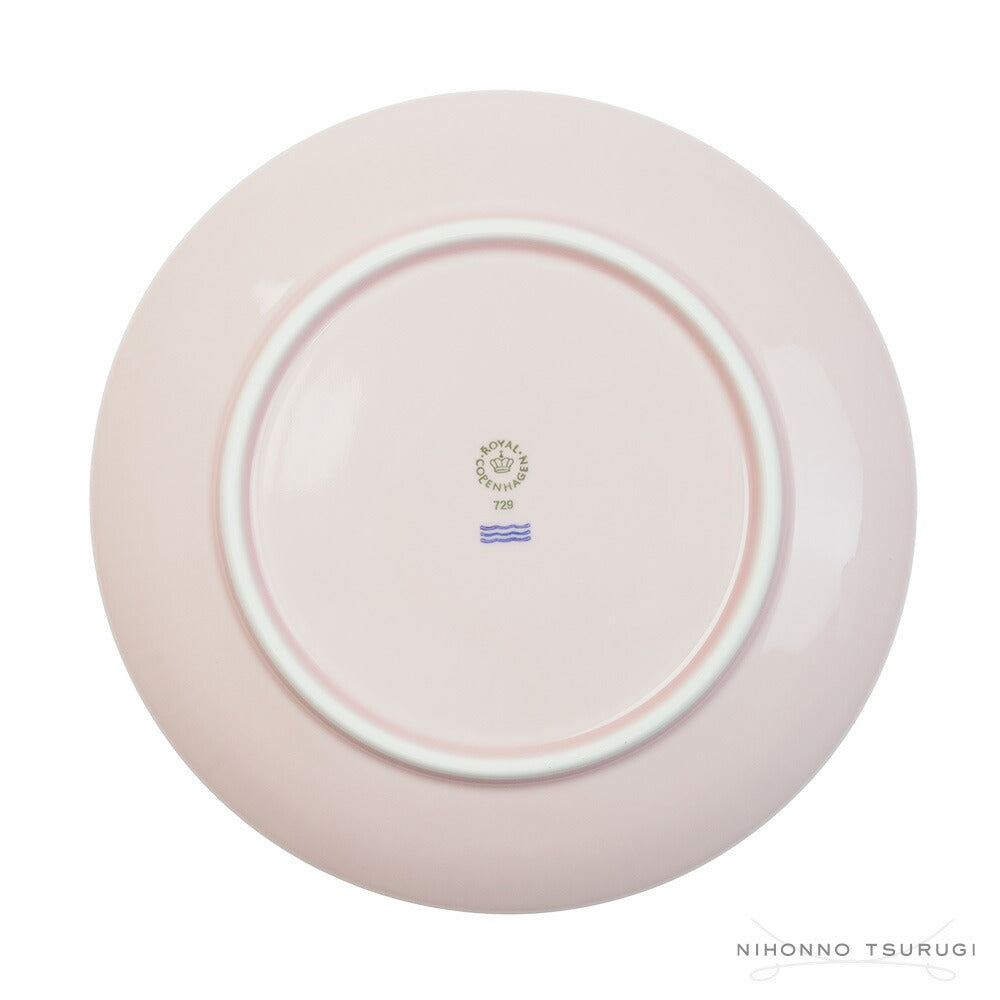 ロイヤルコペンハーゲン(ROYAL COPENHAGEN) フラワーエンブレム クーププレート 19cm ピンク 2637729/1017132