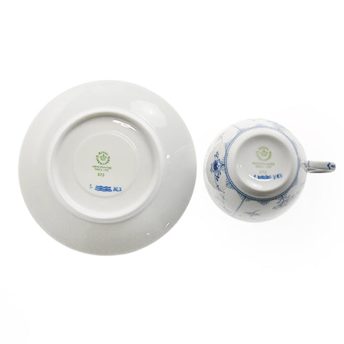 ロイヤルコペンハーゲン ブルーフルーテッド プレイン 101-071 コーヒーカップ&ソーサー