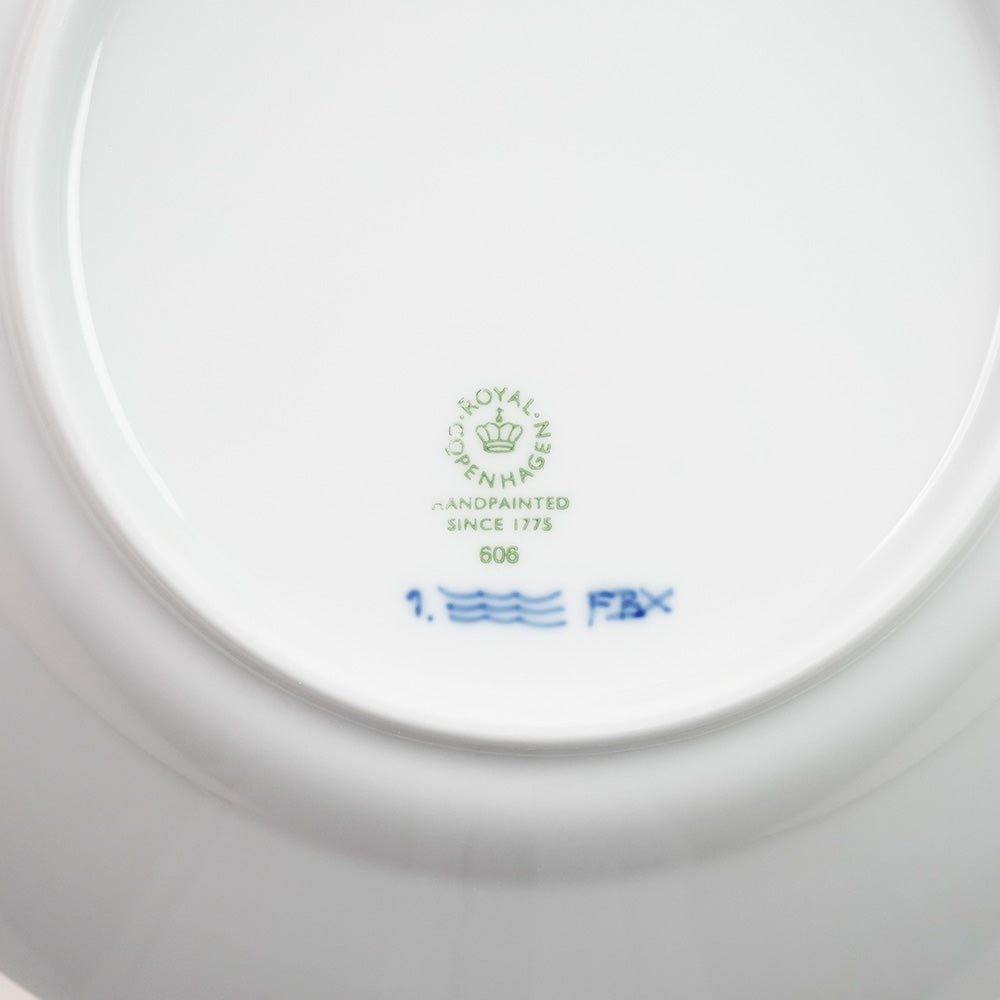ロイヤルコペンハーゲン(ROYAL COPENHAGEN) ブルーフルーテッド プレイン ディーププレート 24cm 1-101-606