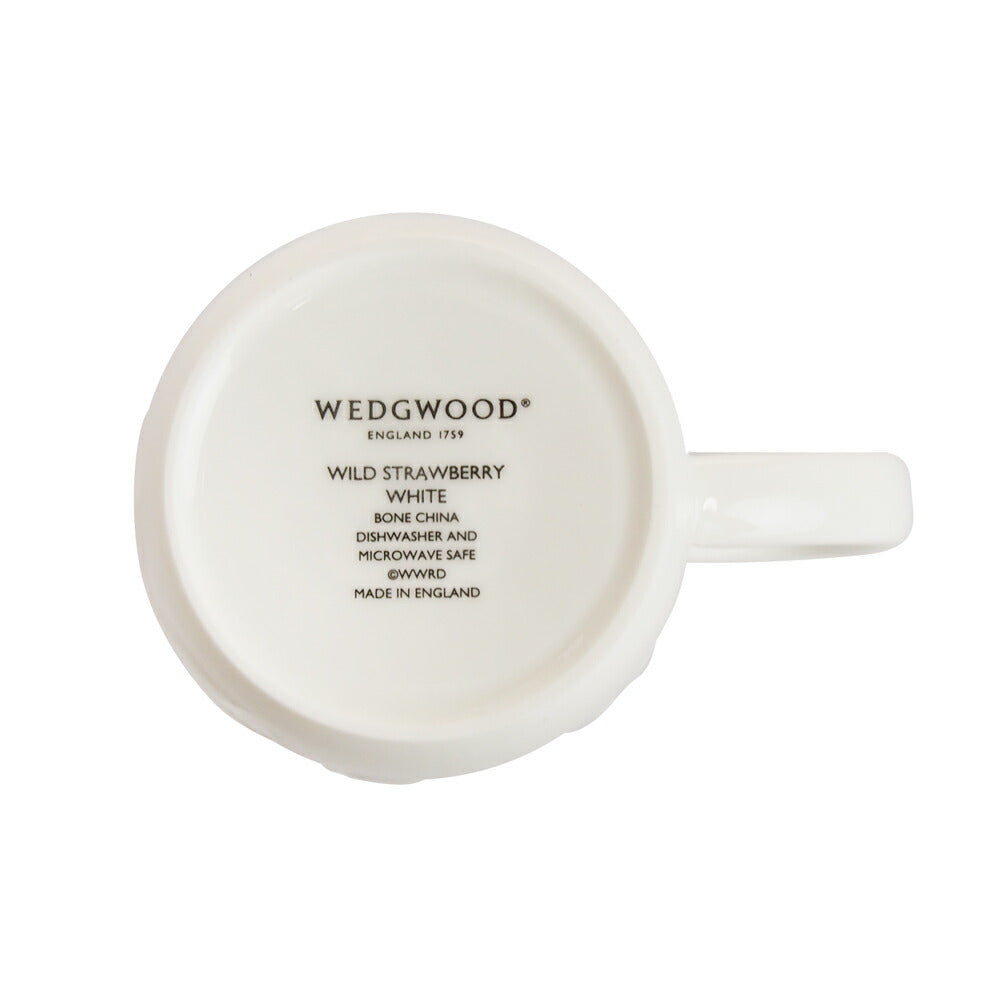 ウェッジウッド (WEDGWOOD) ワイルドストロベリー ホワイト マグカップ
