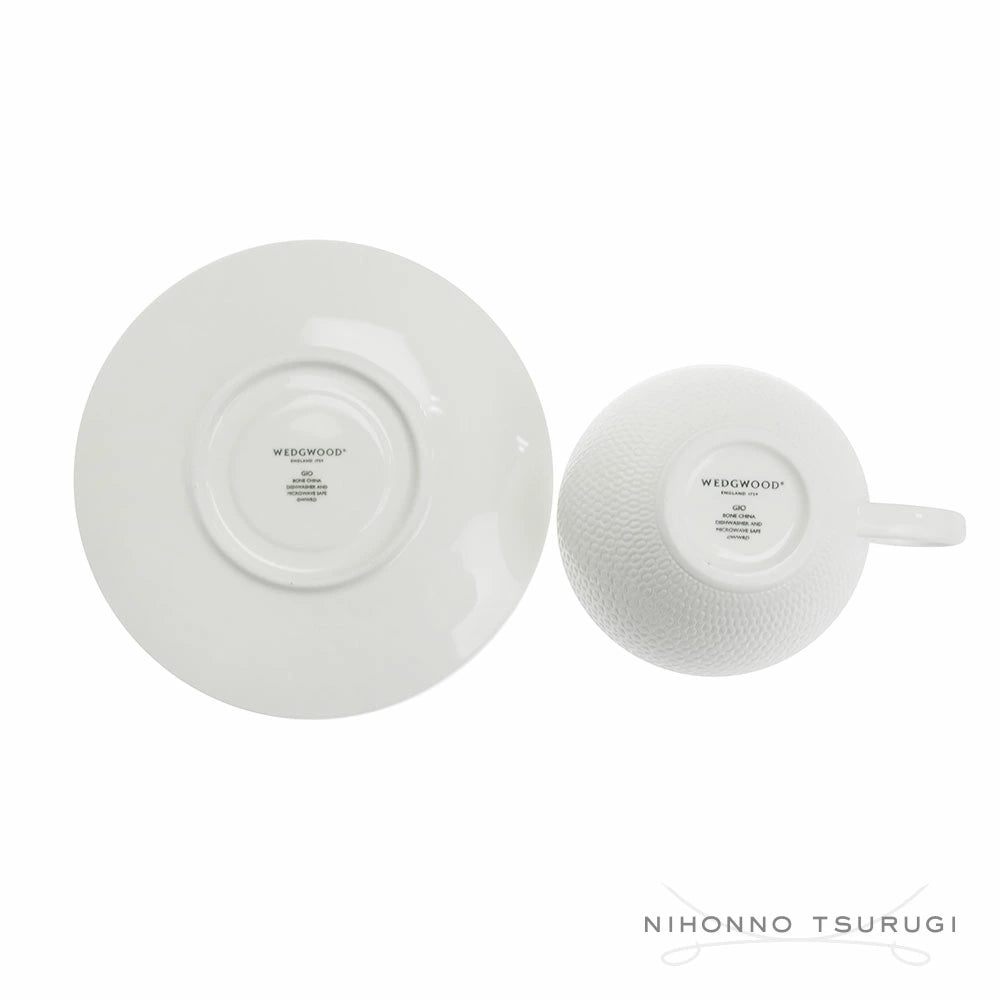 ウェッジウッド (WEDGWOOD) GIO ジオ ティーカップ&ソーサーギフトボックス付