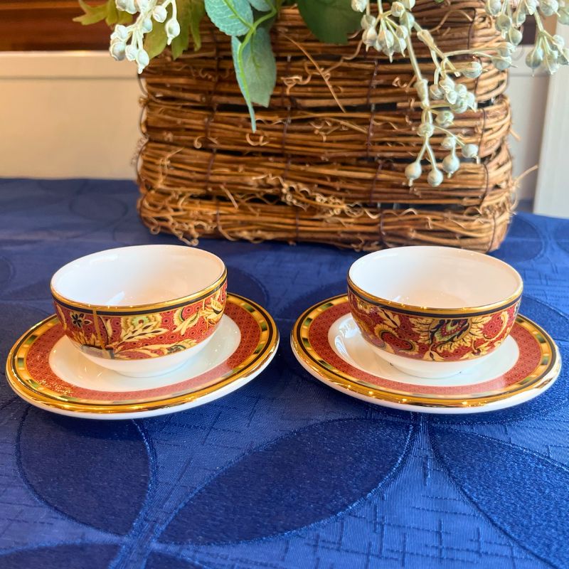 【イギリス製】ウェッジウッド (WEDGWOOD) ペルシア チャイニーズ酒器4点揃え