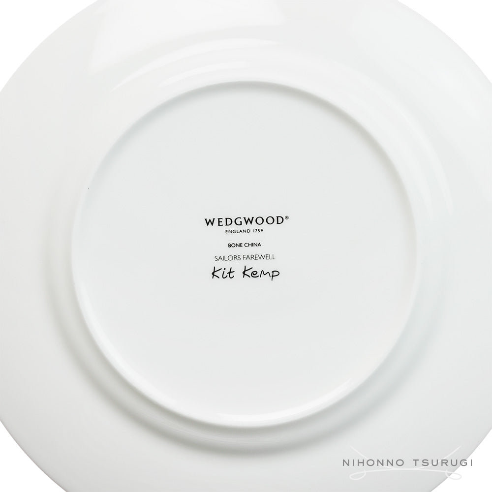 ウェッジウッド (WEDGWOOD) セイラーズ フェアウェル by Kit Kemp プレート 17cm