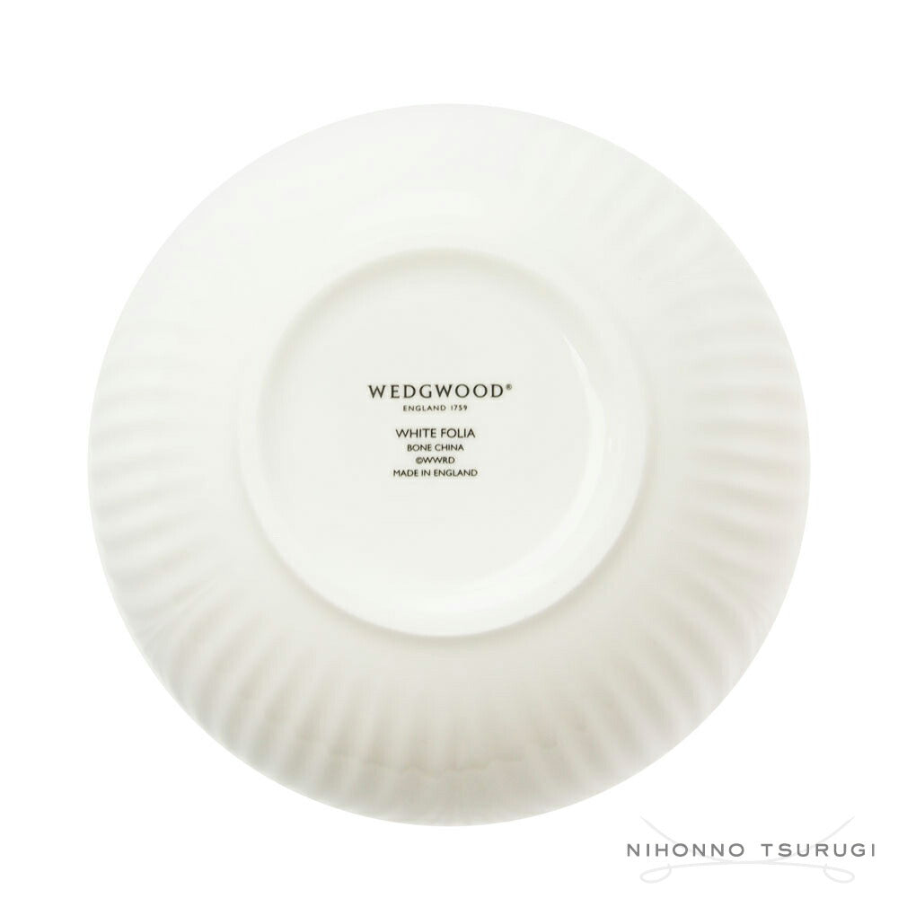 ウェッジウッド (WEDGWOOD) ホワイトフォリア ベース 13cm