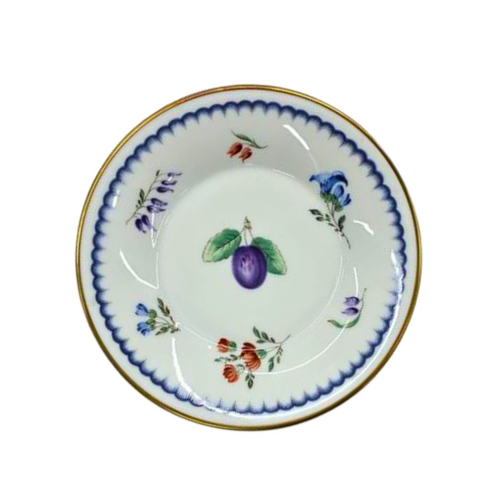 ジノリ1735 イタリアンフルーツ コーヒーソーサー単独 ロング (旧リチャードジノリ)