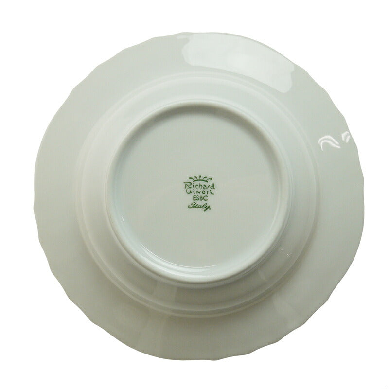 ジノリ1735 ベッキオジノリホワイト スーププレート 20cm 0145 (旧リチャードジノリ)