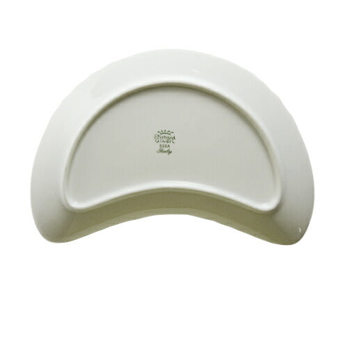 ジノリ1735 ベッキオジノリホワイト クレセント24cm (旧リチャードジノリ)