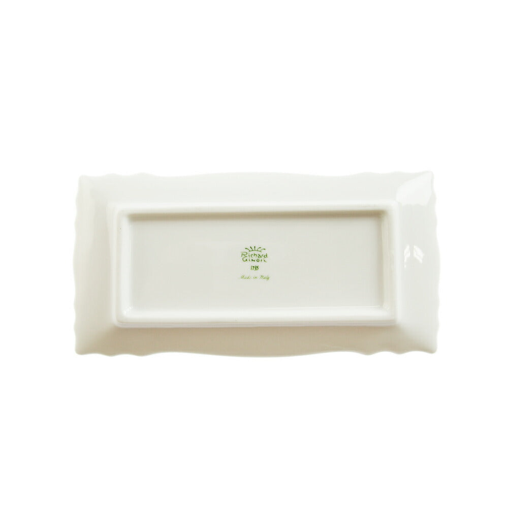 ジノリ 1735 ベッキオジノリホワイト 長方形 ミニトレイ 15.5×8cm (旧リチャードジノリ)