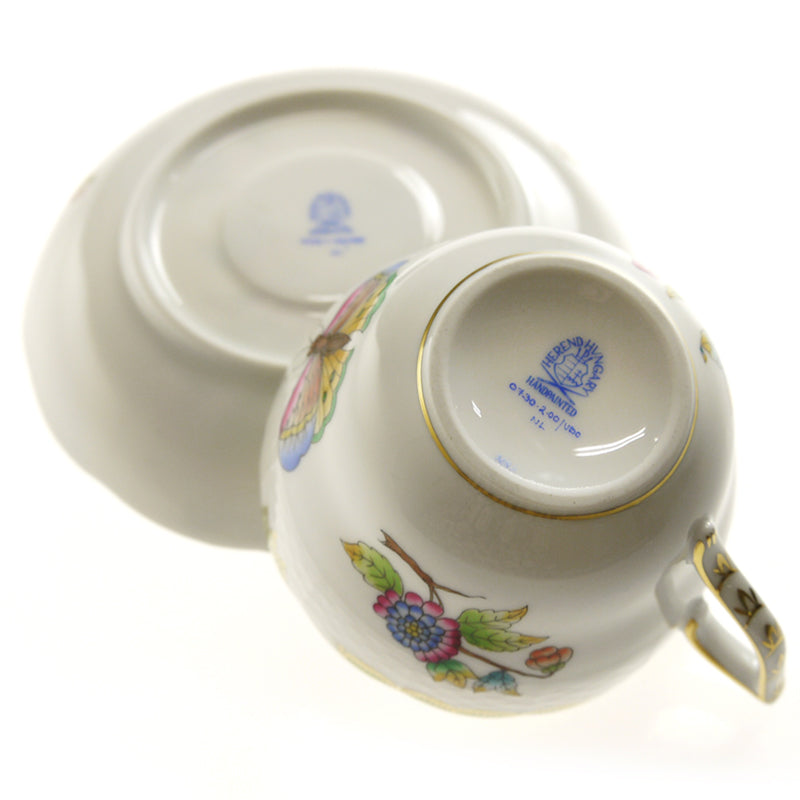 ヘレンド (HEREND) VBO ヴィクトリア ブーケ 兼用カップ&ソーサー730