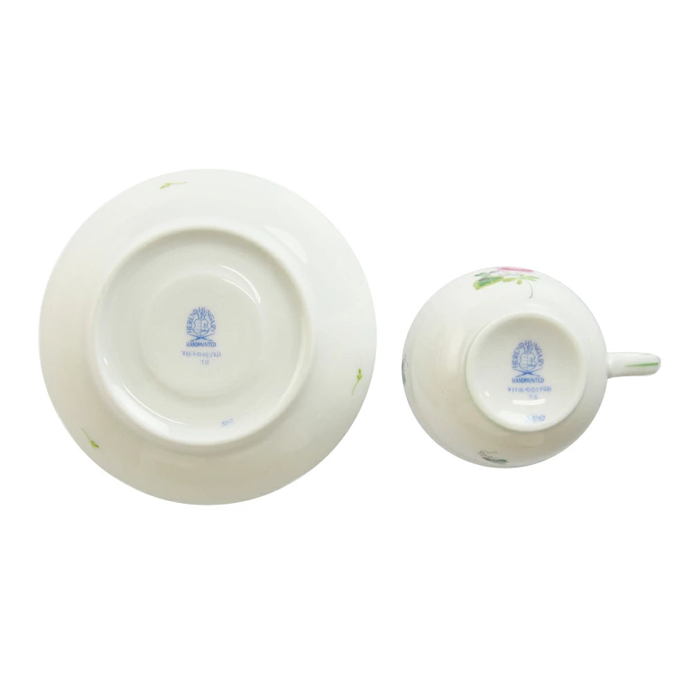 ヘレンド (HEREND) VRH ウィーンのバラ モカコーヒーカップ&ソーサー 711