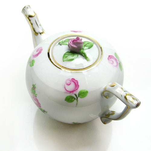 ヘレンド (HEREND) PR プティットローズ ティーポット ミニ 608 400ml