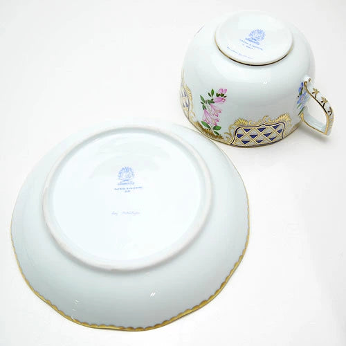 ヘレンド (HEREND) MTFC ブルーダイヤモンド ティーカップ&ソーサー 20724