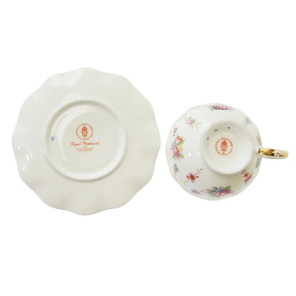 ロイヤルクラウンダービー (ROYAL CROWN DERBY) ロイヤルアントワネット ティーカップ&ソーサー