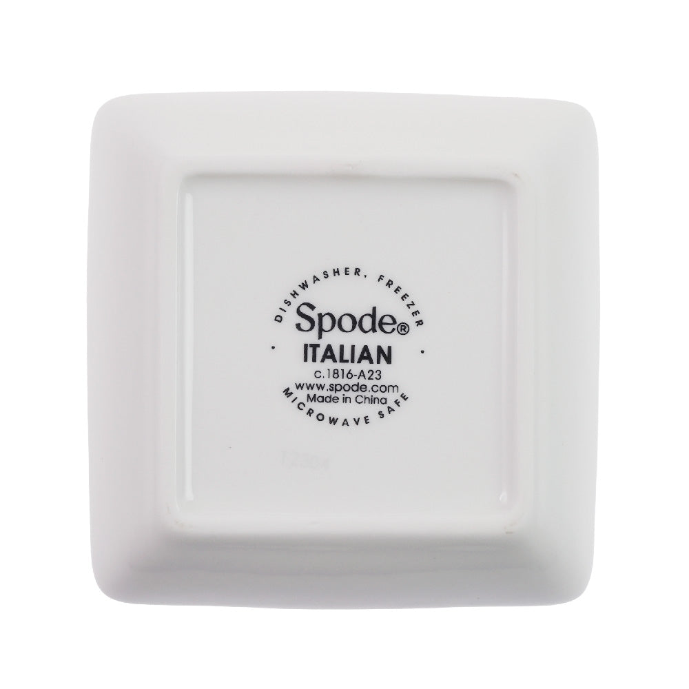 スポード (Spode) ブルーイタリアン スクエアディッシュ 7.5cm