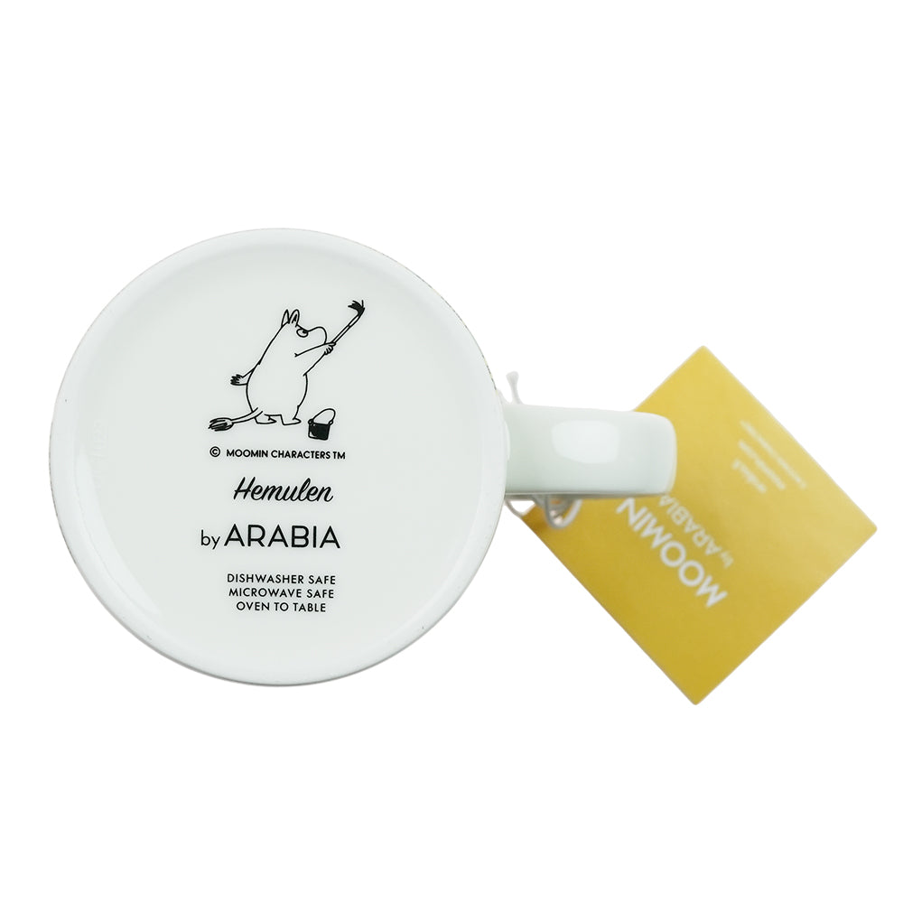 アラビア (ARABIA) ムーミン マグカップ ヘムレンさん イエロー