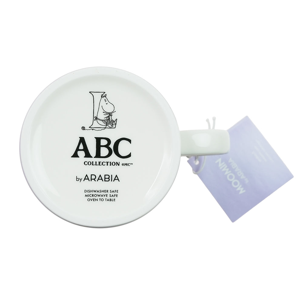 アラビア (ARABIA) ムーミン アルファベットコレクション マグカップ 「L」 400ml