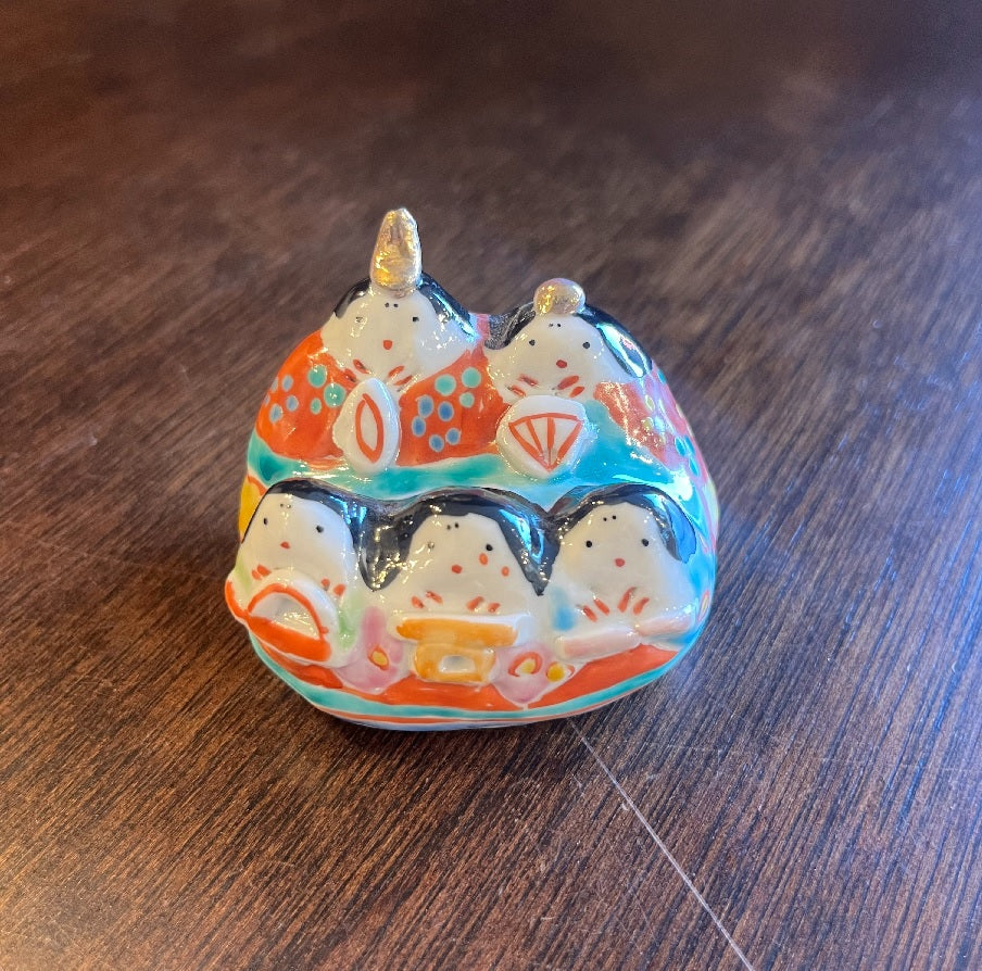 和食器 九谷焼 多田利子(ただとしこ) かたまったおひなさま