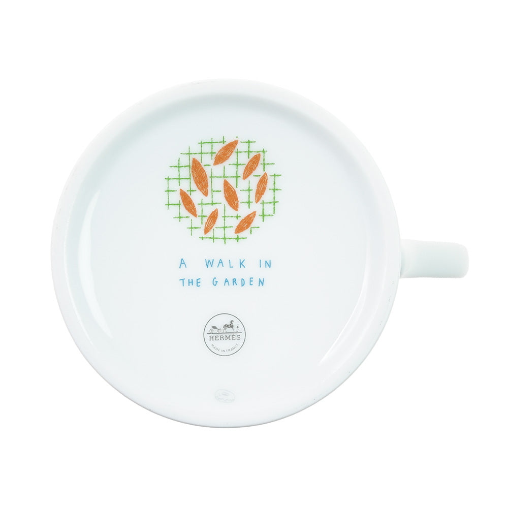 エルメス (HERMES) ウォーク・イン・ザ・ガーデン マグカップ オレンジ 300ml 043131P