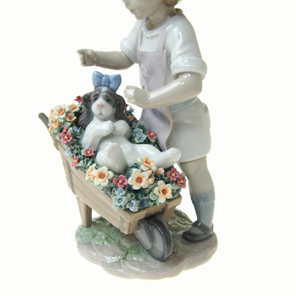 リヤドロ (LLADRO) 人形 おさんぽしようね 9133