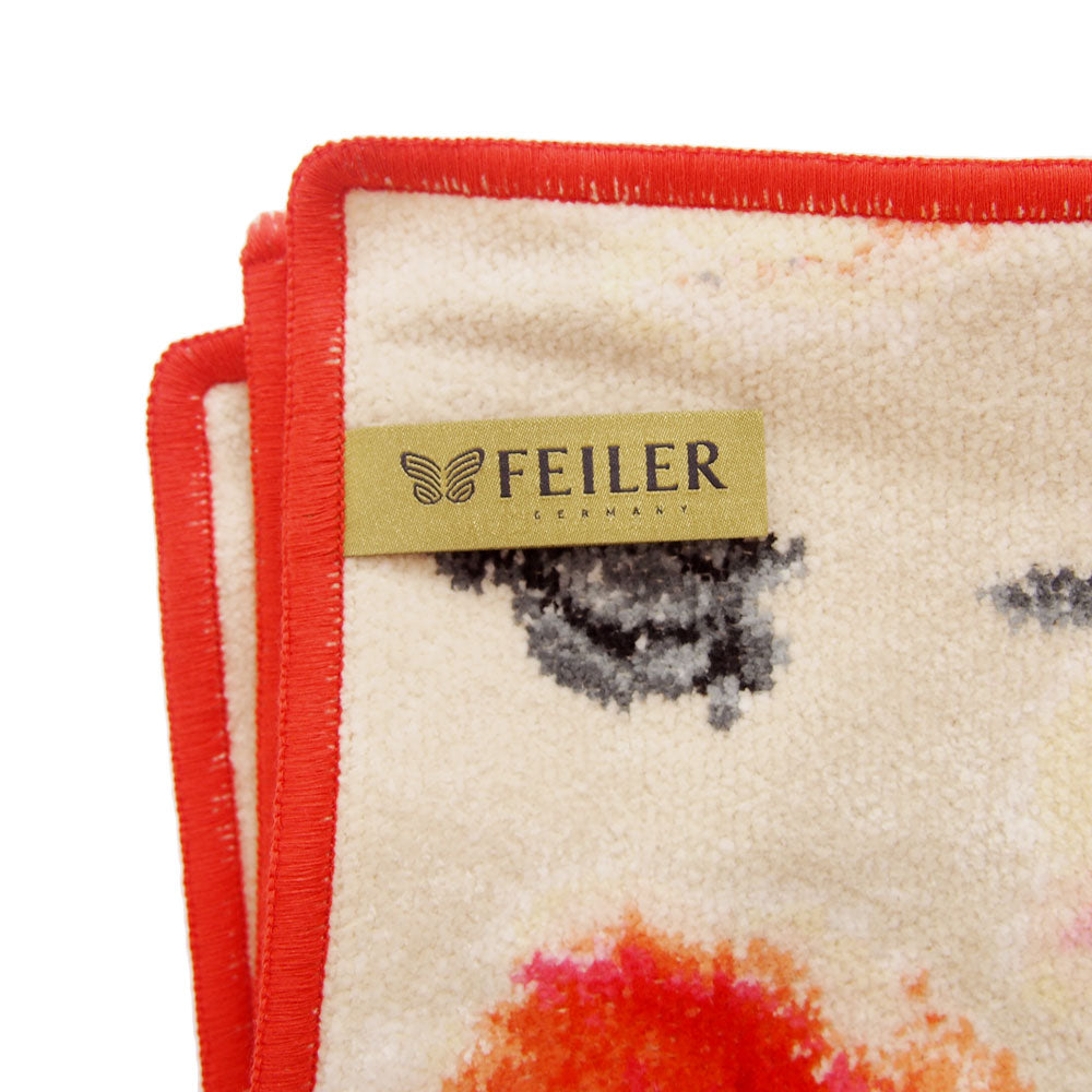 フェイラー (FEILER) コーンポピー ウォッシュクロス 30×30