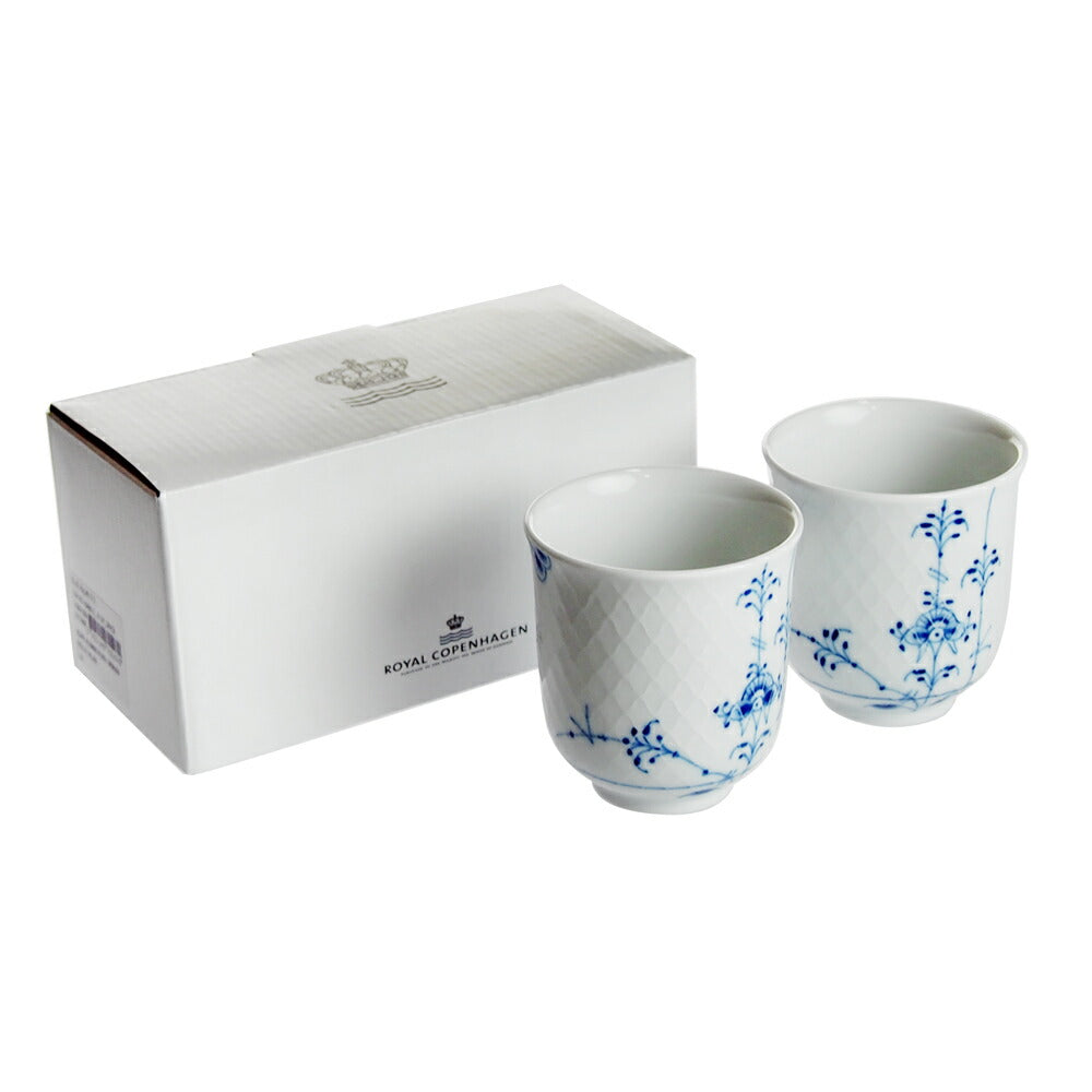 ロイヤルコペンハーゲン ブルーパルメッテ カップ ペア 200ml 2-500-029