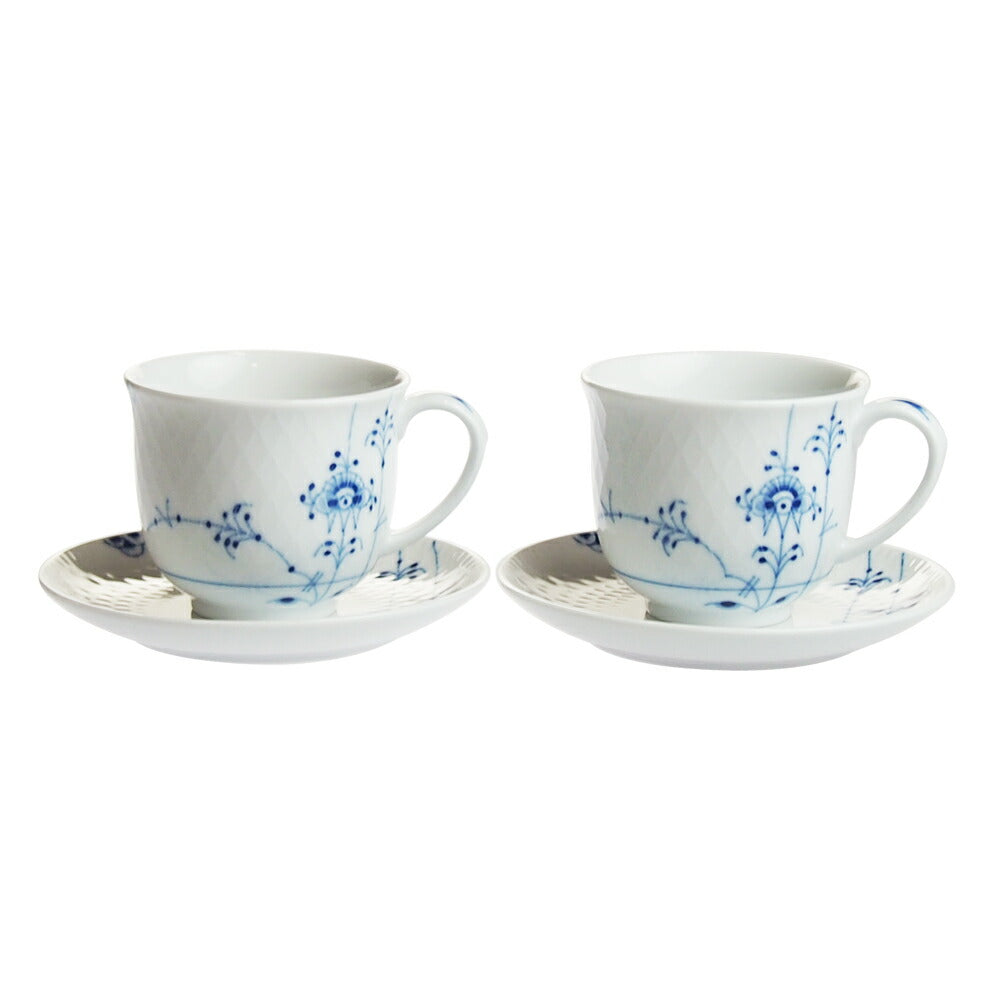 ロイヤルコペンハーゲン ブルーパルメッテ カップ&ソーサー ペア 160ml 2-500-030