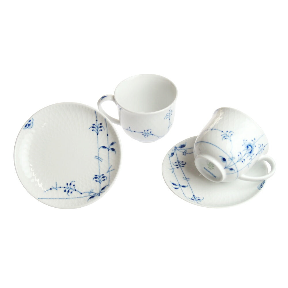 ロイヤルコペンハーゲン ブルーパルメッテ カップ&ソーサー ペア 160ml 2-500-030