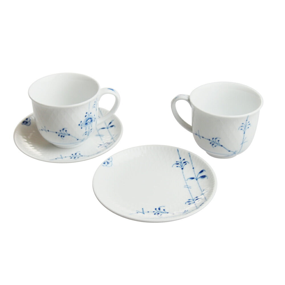 ロイヤルコペンハーゲン ブルーパルメッテ カップ&ソーサー ペア 160ml 2-500-030