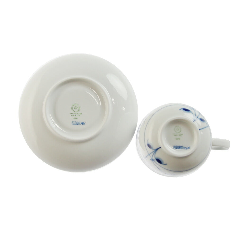 ロイヤルコペンハーゲン ブルーパルメッテ コーヒーカップ&ソーサー 240ml 2-500-074