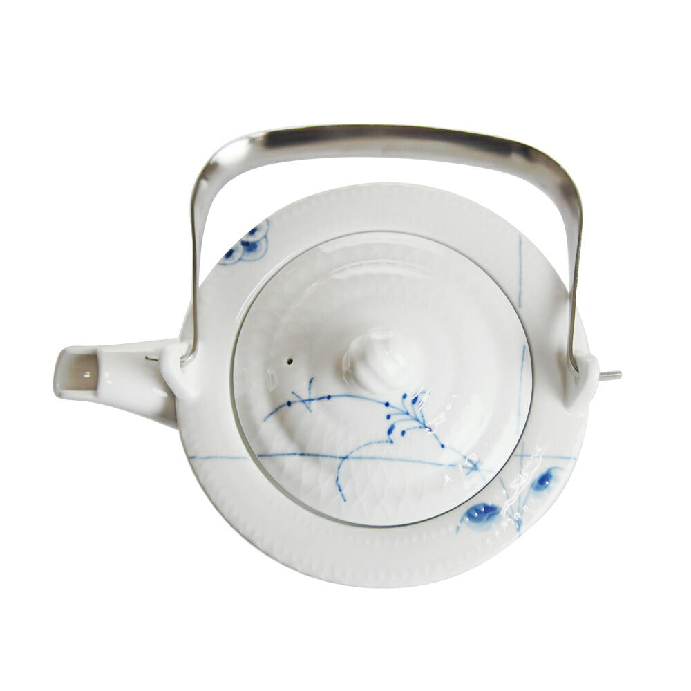 ロイヤルコペンハーゲン ブルーパルメッテ ティーポット 700ml 500-138