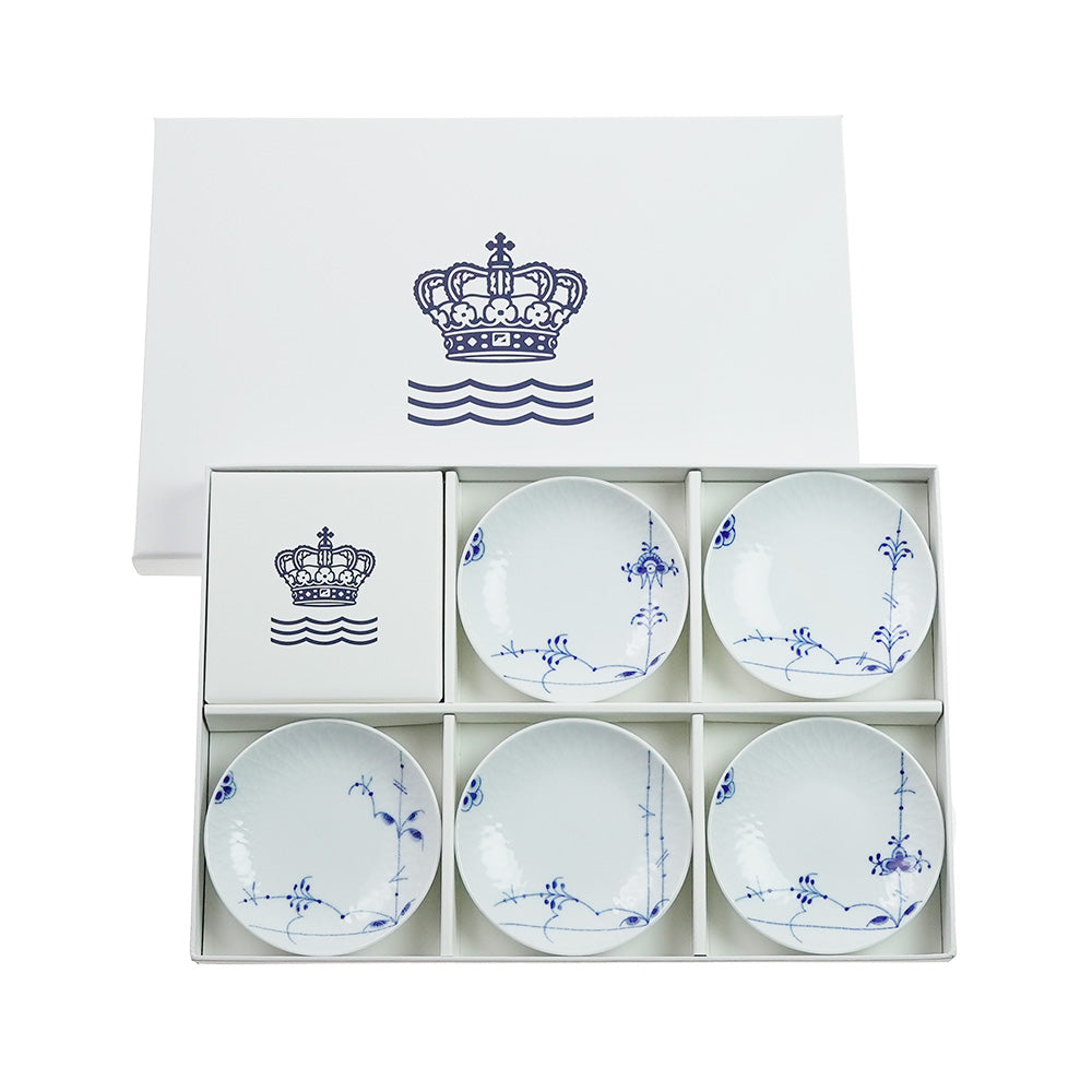 ロイヤルコペンハーゲン ブルーパルメッテ プレート 10cm 5柄セット 2-500-904