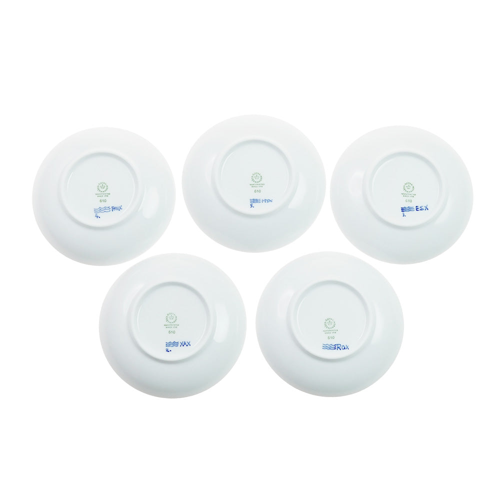 ロイヤルコペンハーゲン ブルーパルメッテ プレート 10cm 5柄セット 2-500-904