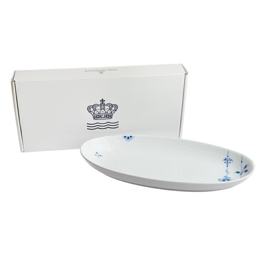 ロイヤルコペンハーゲン ブルーパルメッテ オーバルディッシュ L 32cm×15.5cm 2-500-375