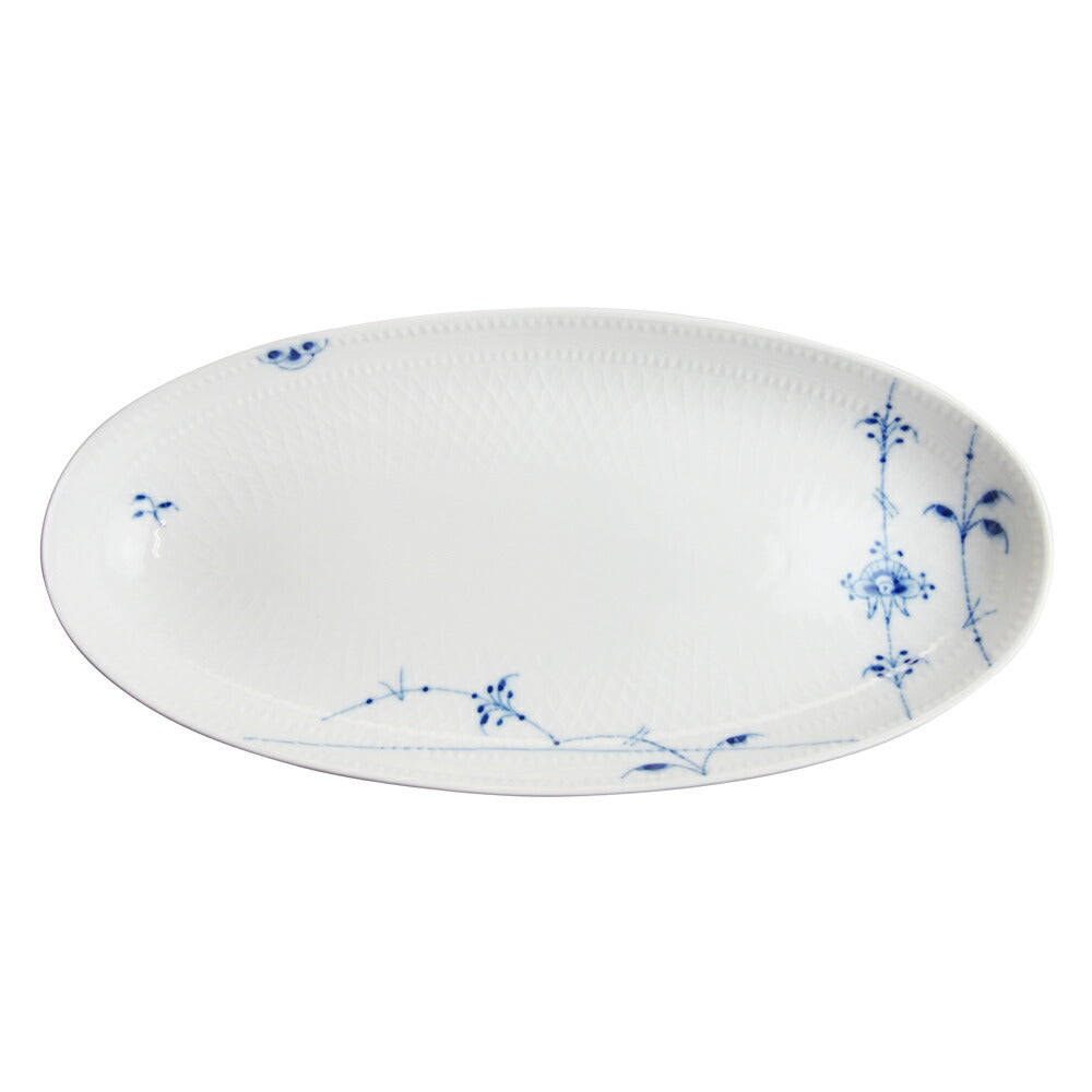 ロイヤルコペンハーゲン ブルーパルメッテ オーバルディッシュ L 32cm×15.5cm 2-500-375