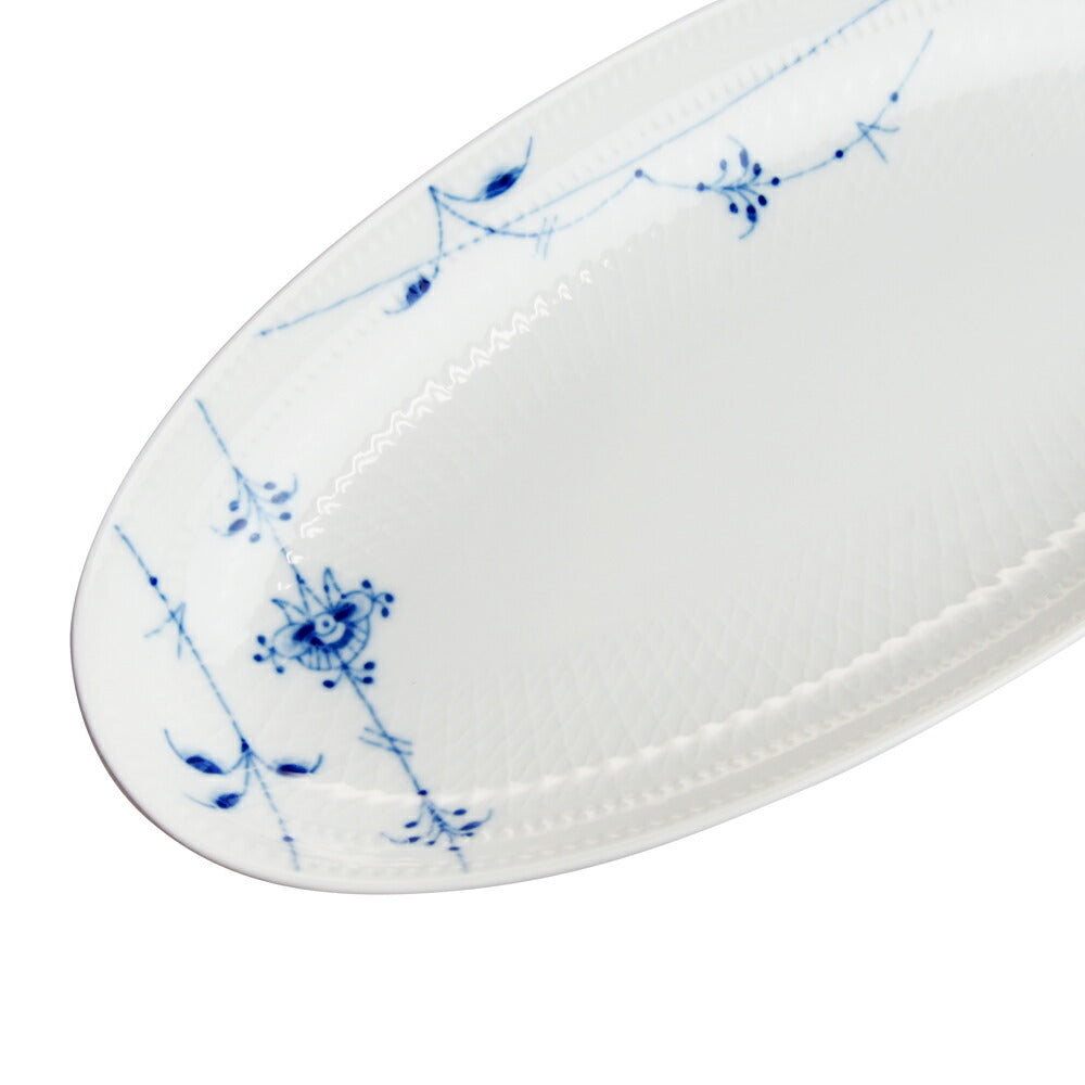 ロイヤルコペンハーゲン ブルーパルメッテ オーバルディッシュ L 32cm×15.5cm 2-500-375