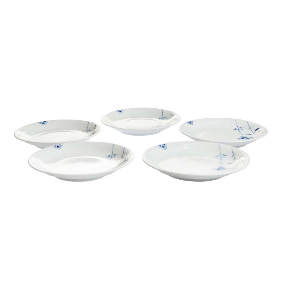 ロイヤルコペンハーゲン ブルーパルメッテ プレート 15cm 5枚セット 2-500-050