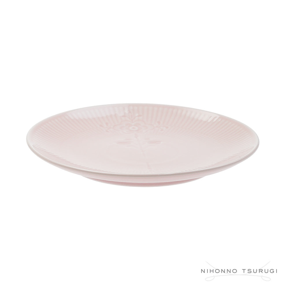 ロイヤルコペンハーゲン(ROYAL COPENHAGEN) フラワーエンブレム クーププレート 19cm ピンク 2637729/1017132