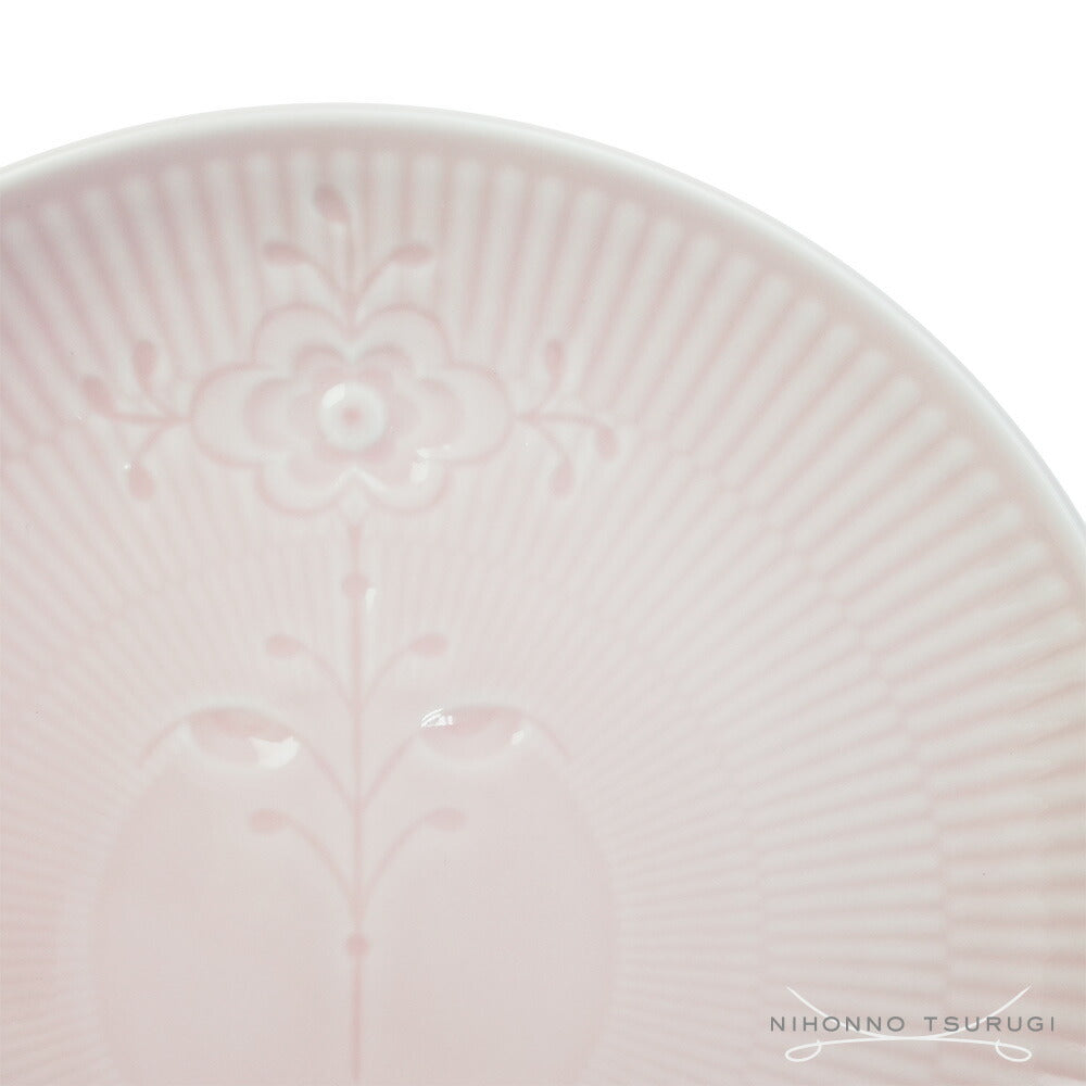 ロイヤルコペンハーゲン(ROYAL COPENHAGEN) フラワーエンブレム クーププレート 19cm ピンク 2637729/1017132