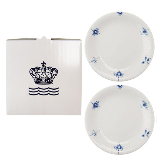 ロイヤルコペンハーゲン ブルーパルメッテ ブロッサム プレート 20cm ペア 2-508-021