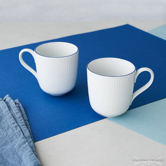 ロイヤルコペンハーゲン(ROYAL COPENHAGEN) ブルーライン マグカップ ペア 280ml 1-658-919