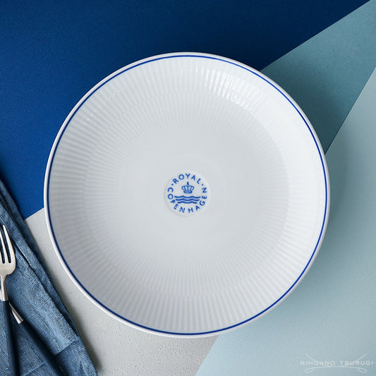 ロイヤルコペンハーゲン(ROYAL COPENHAGEN)  ブルーライン ディーププレート 25cm 1-658-731