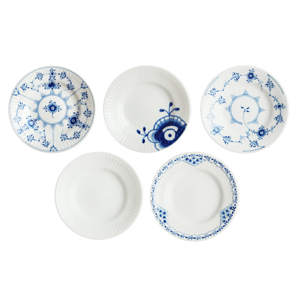 ロイヤルコペンハーゲン ヒストリーミックス ミニプレート 11cm 5枚セット 2-960-045