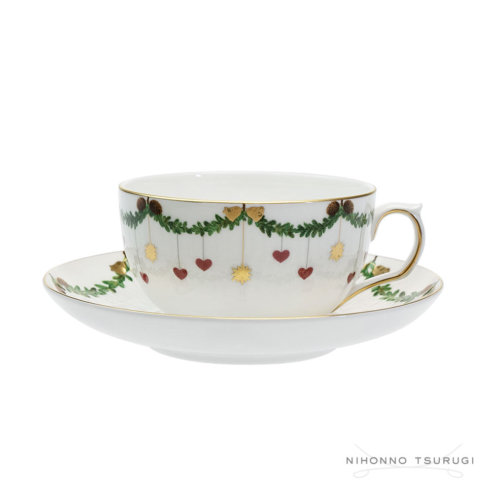 ロイヤルコペンハーゲン スターフルーテッド クリスマス カップ&ソーサー 2503086