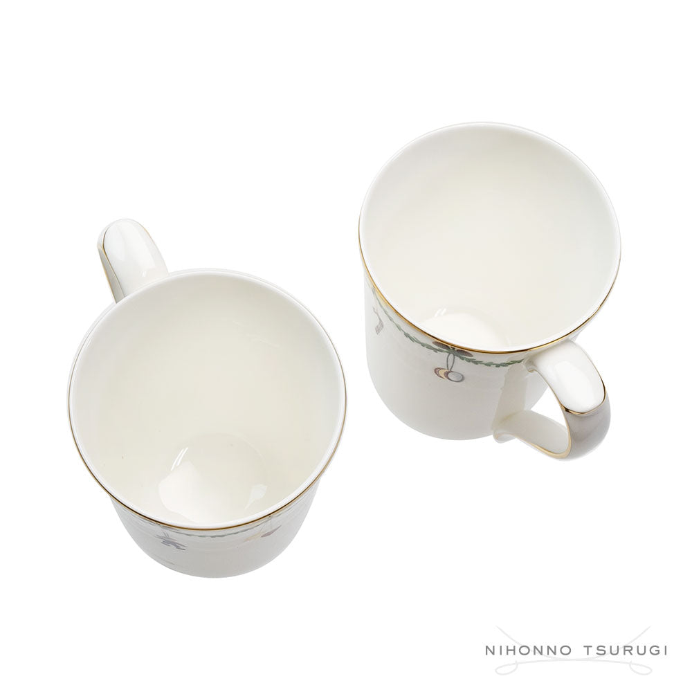 ロイヤルコペンハーゲン スターフルーテッド クリスマス マグカップ ペア 2503497