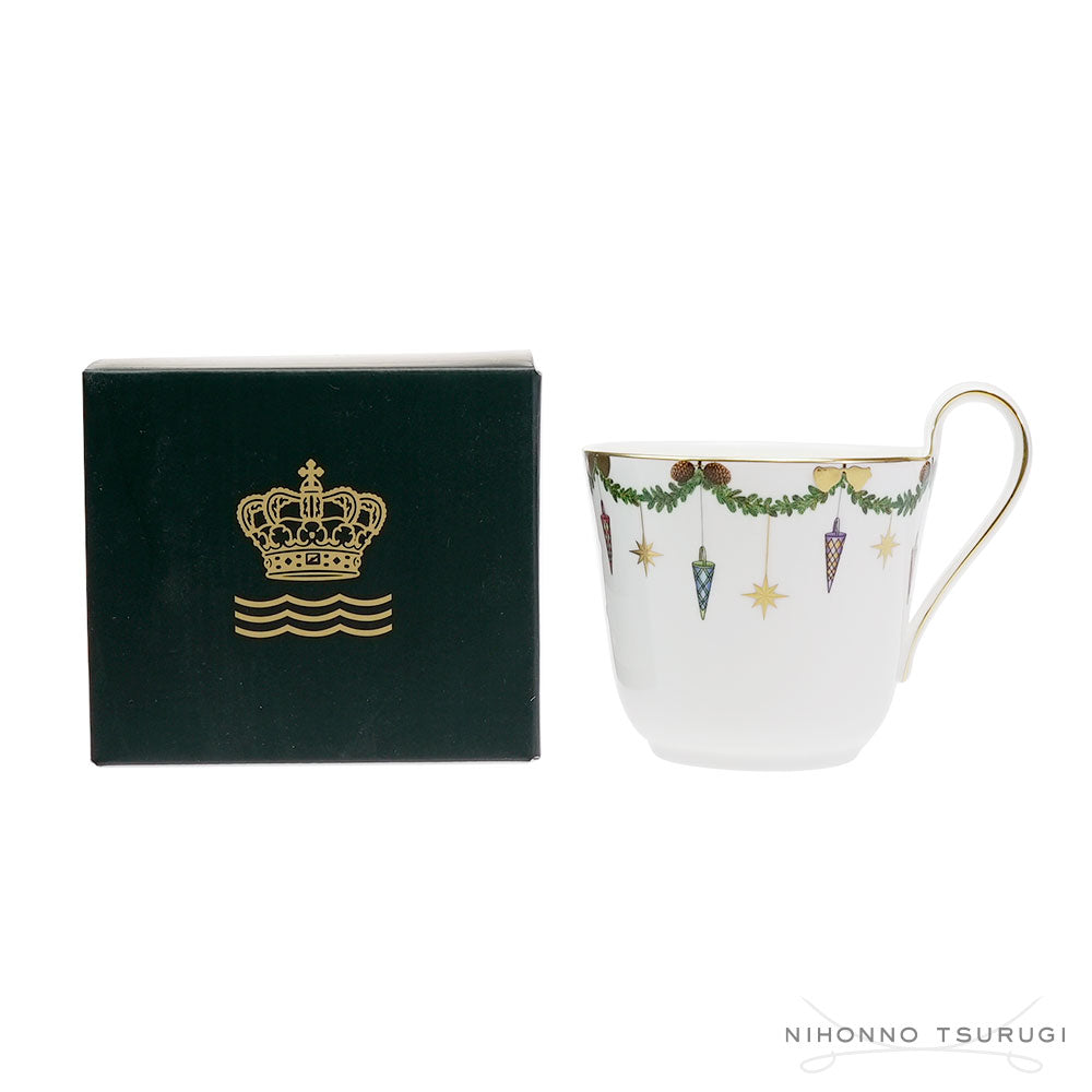 ロイヤルコペンハーゲン スターフルーテッド クリスマス ハイハンドル マグカップ 330ml 2503090
