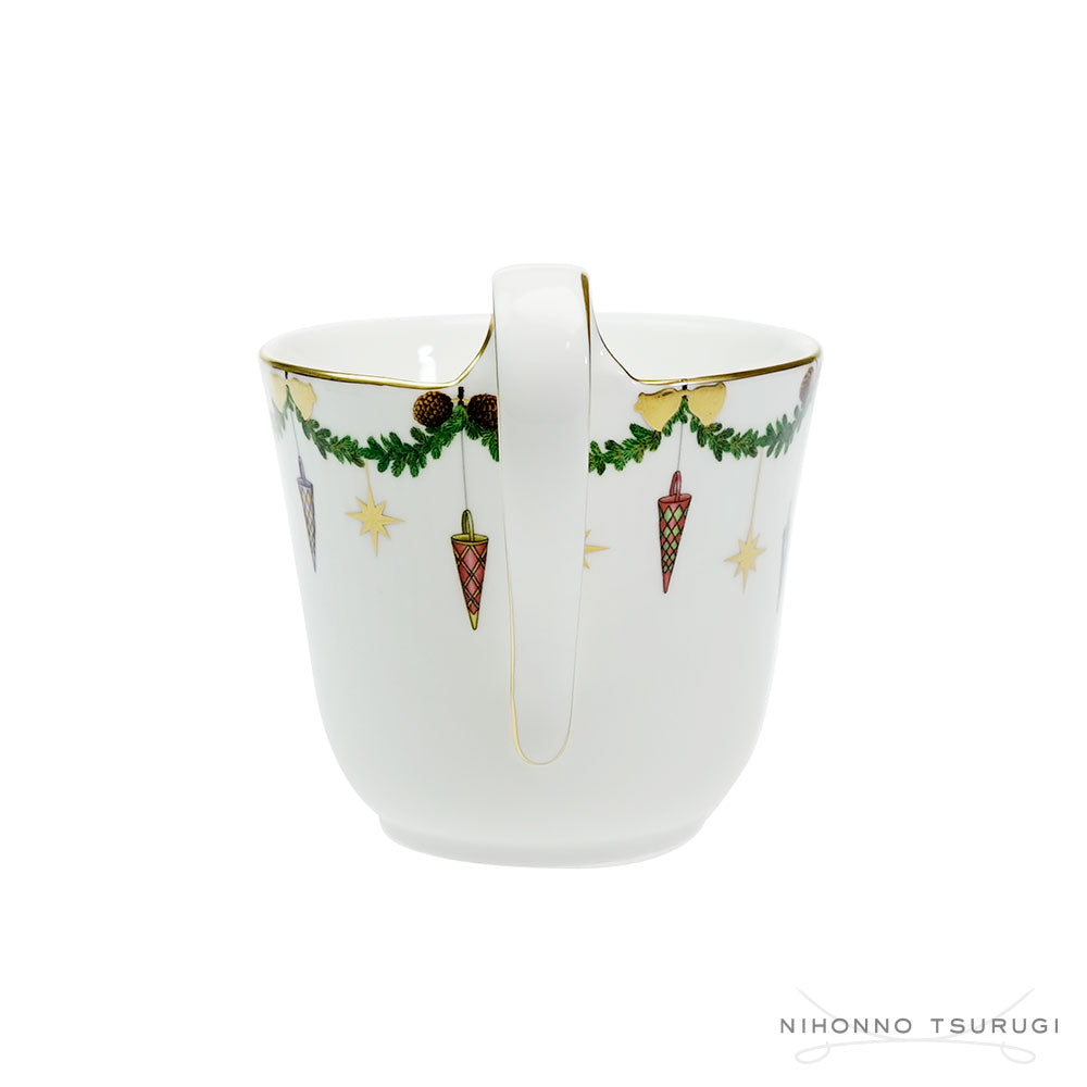 ロイヤルコペンハーゲン スターフルーテッド クリスマス ハイハンドル マグカップ 330ml 2503090
