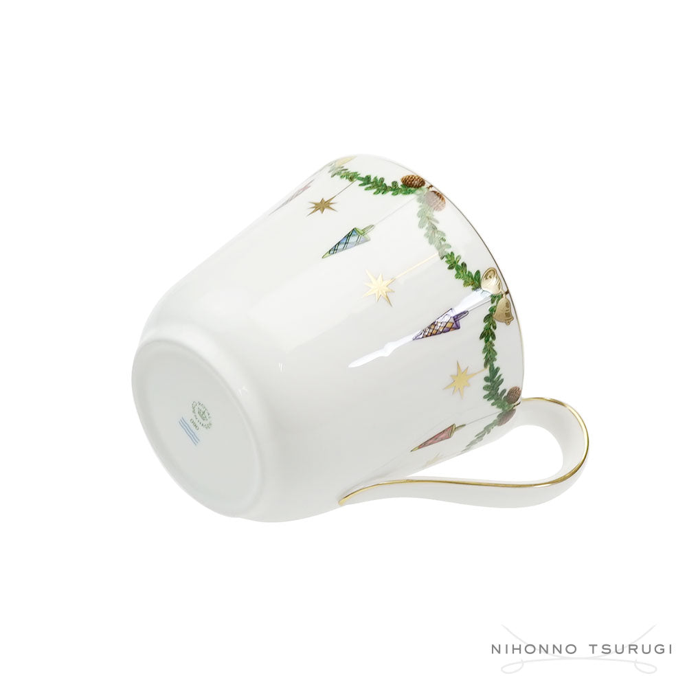 ロイヤルコペンハーゲン スターフルーテッド クリスマス ハイハンドル マグカップ 330ml 2503090