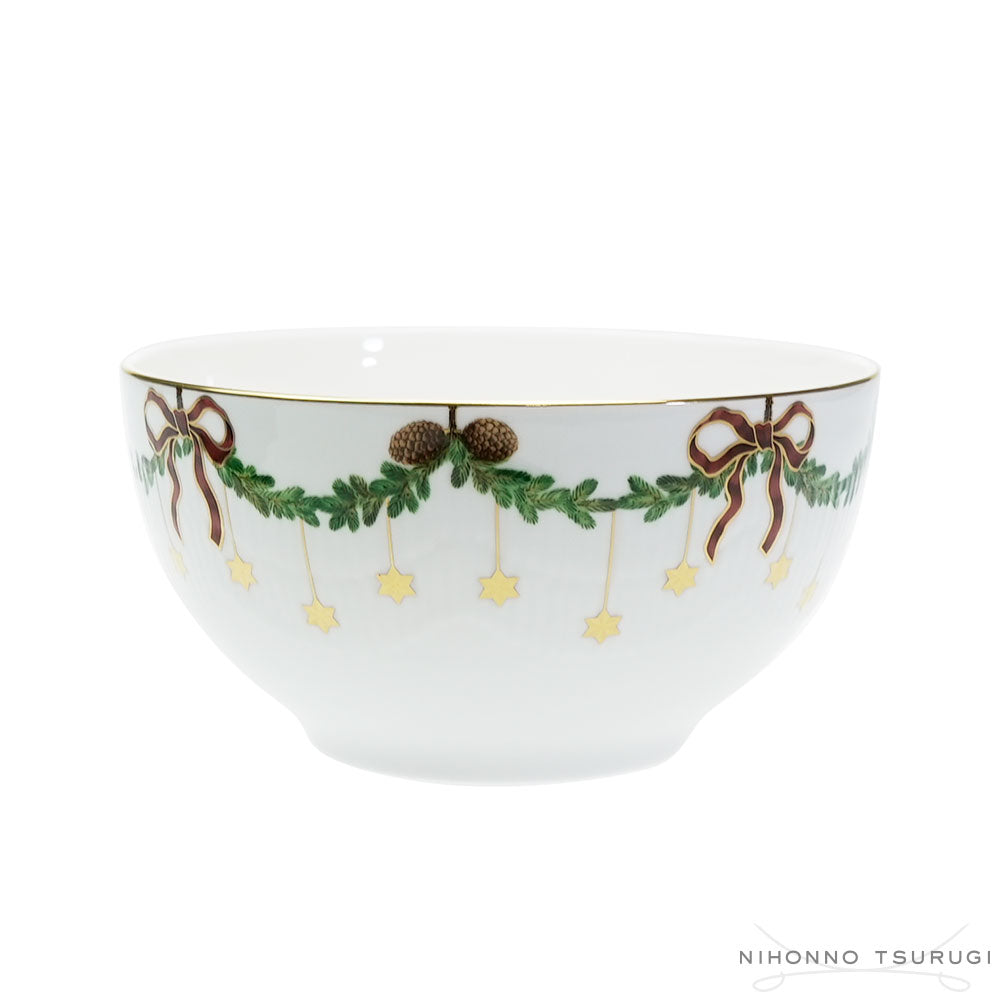 ロイヤルコペンハーゲン スターフルーテッド クリスマス ボウル 18cm