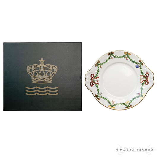 ロイヤルコペンハーゲン スターフルーテッド クリスマス ケーキディッシュ 27cm 1018148