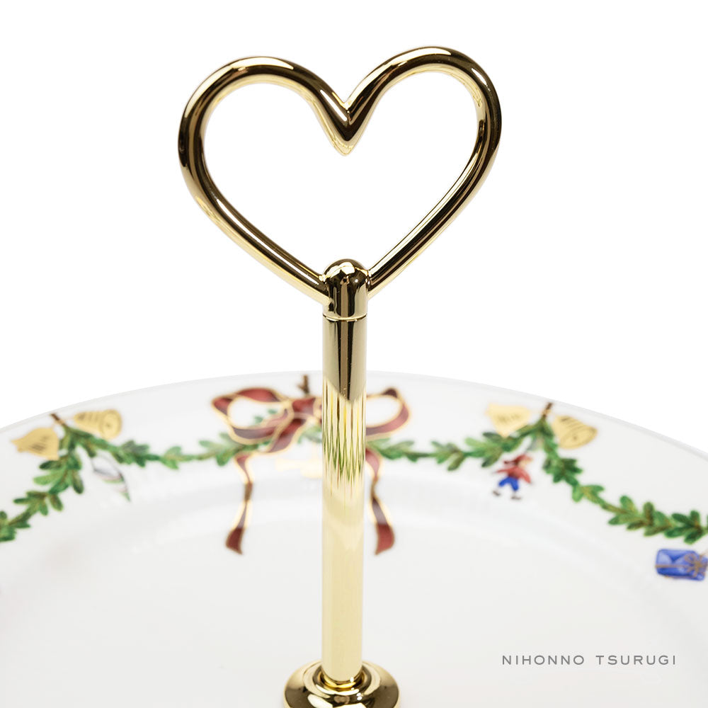 ロイヤルコペンハーゲン スターフルーテッド クリスマス デザートスタンド 2503428